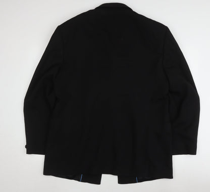 Armando Men's Black Blazer 44 Jacket Formal Wear