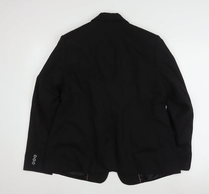 Next Women’s Black Blazer Size 16 Single-Breasted