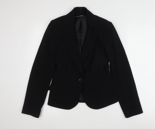 Dorothy Perkins Women's Black Blazer Jacket Size 8