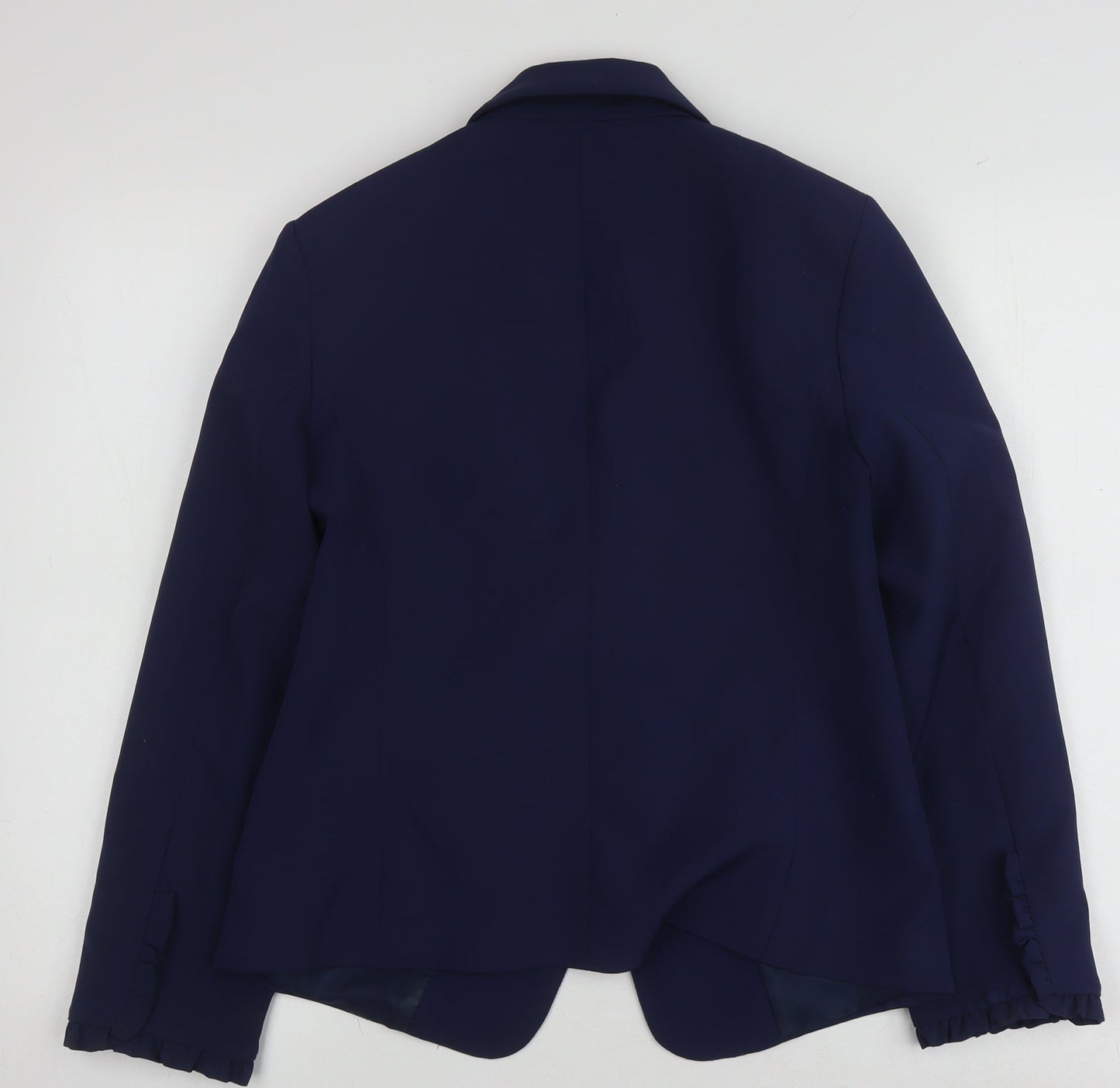 Oasis Women's Blue Blazer Size 10, Notch Lapel, Lined