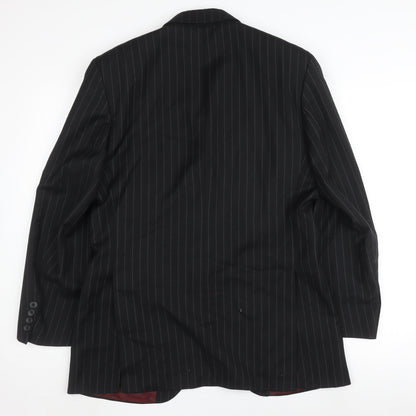 Mens UK Size 36 Dehavilland Regular Black Suit Jacket