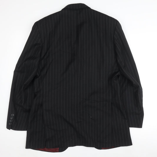 Mens UK Size 36 Dehavilland Regular Black Suit Jacket