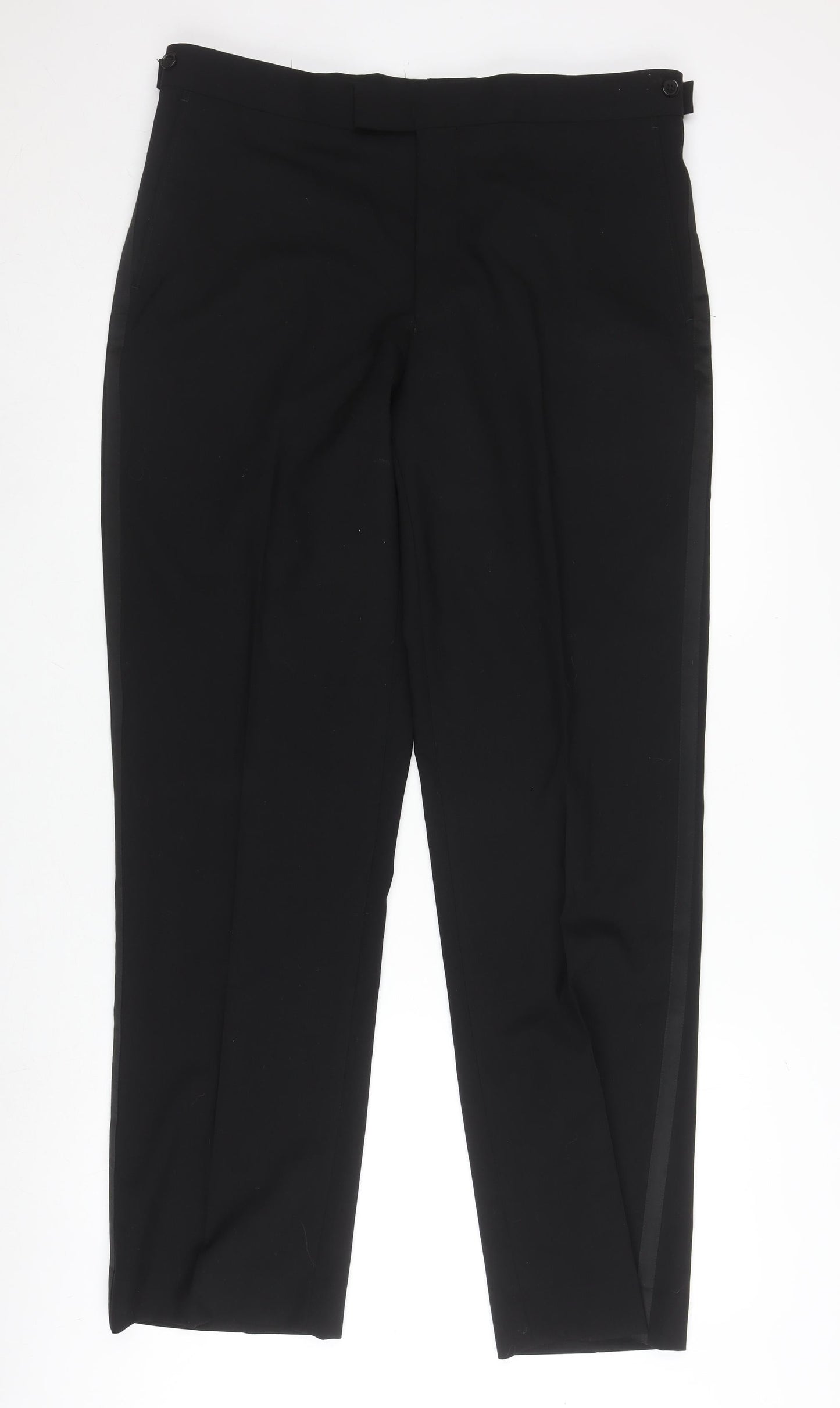 Gieves & Hawkes Men's Black Dress Pants L