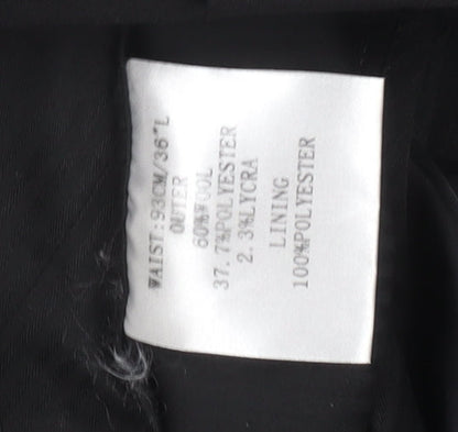 Gieves & Hawkes Men's Black Dress Pants L