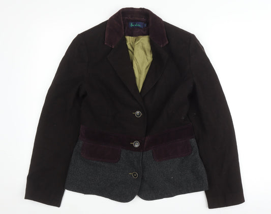 Boden Women's Black Colourblock Blazer Size 10