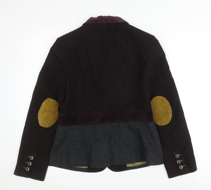 Boden Women's Black Colourblock Blazer Size 10