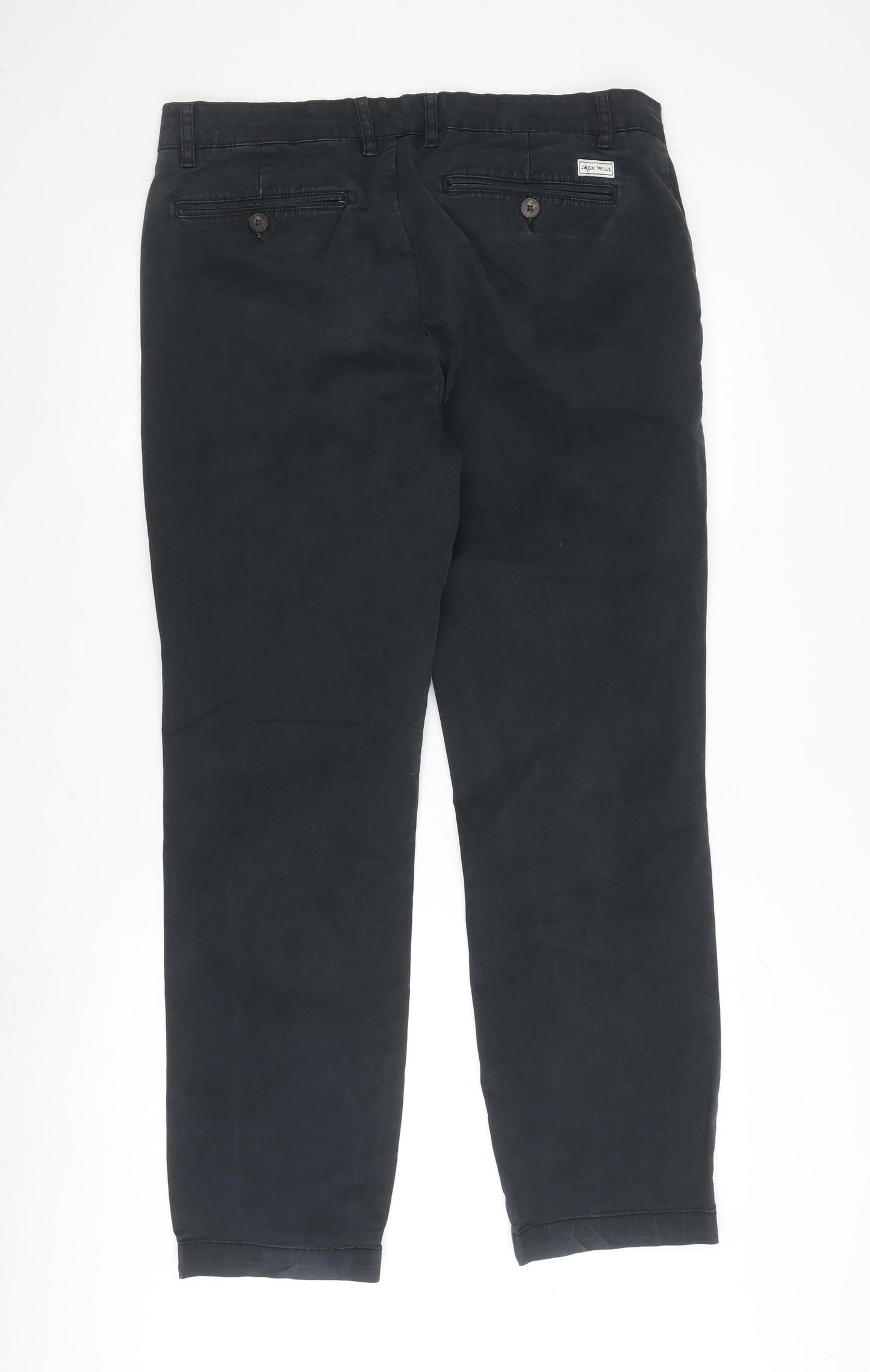 Jack Wills Men's Black Chino Trousers 34