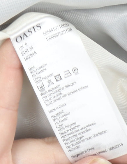 Oasis Women's Black Blazer Size 8 Single-Breasted