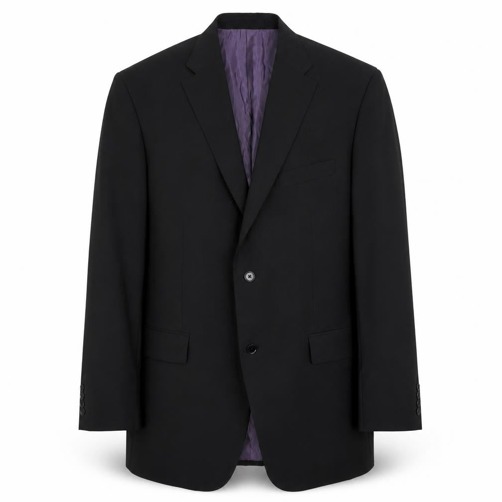 Mens UK Size 42 Greenwoods Regular Black Suit Jacket