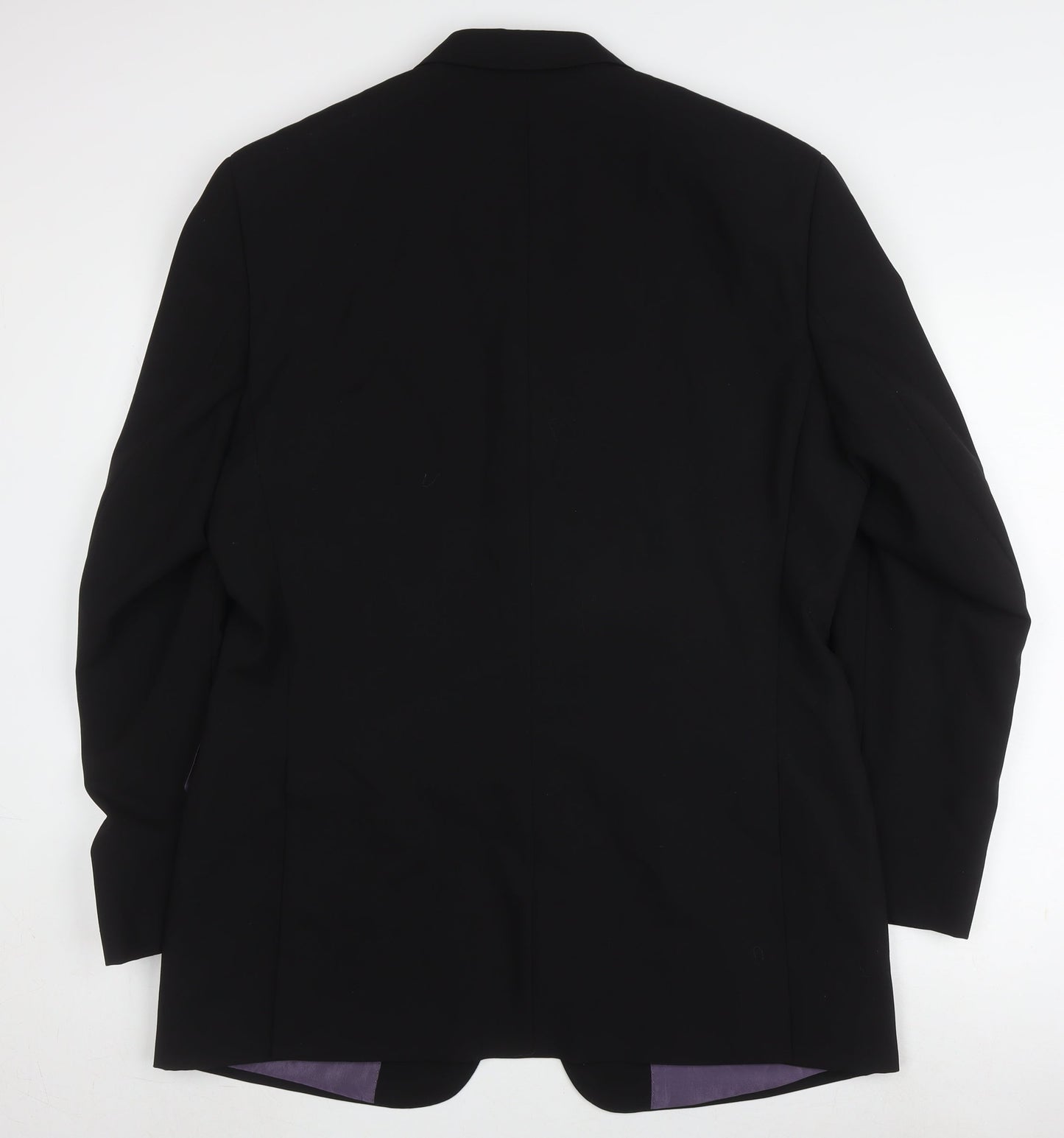 Mens UK Size 42 Greenwoods Regular Black Suit Jacket