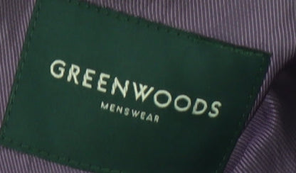Mens UK Size 42 Greenwoods Regular Black Suit Jacket