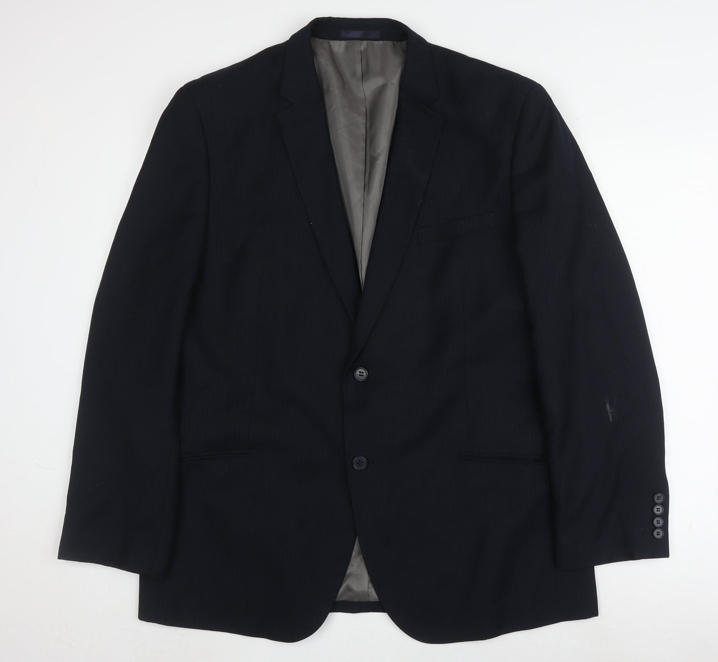 Mens UK Size 46 Butler & Webb Regular Blue Suit Jacket