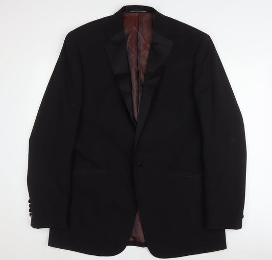 1860 By Greenwoods Black Men's Tuxedo Blazer Size 42L