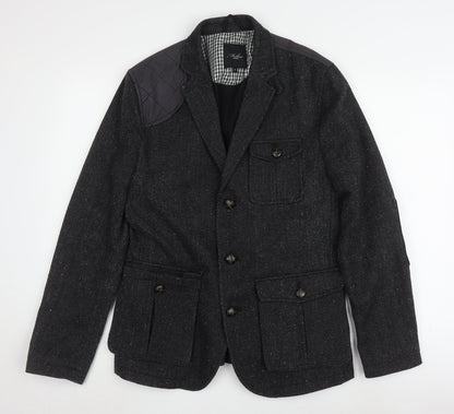 Method London Men's Grey Blazer M, Inner Pockets, Autumn