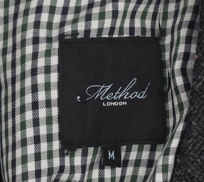 Method London Men's Grey Blazer M, Inner Pockets, Autumn