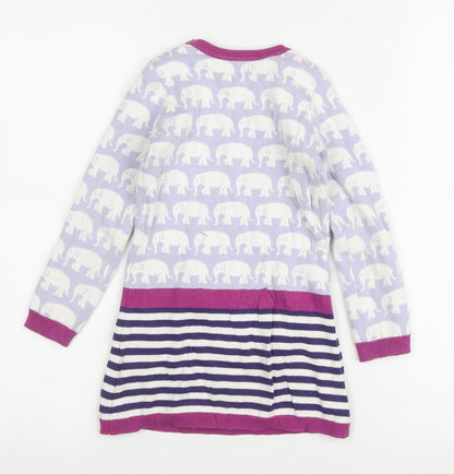 Hatley Girls Multicoloured Elephant Dress, Size 4 Years