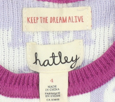 Hatley Girls Multicoloured Elephant Dress, Size 4 Years