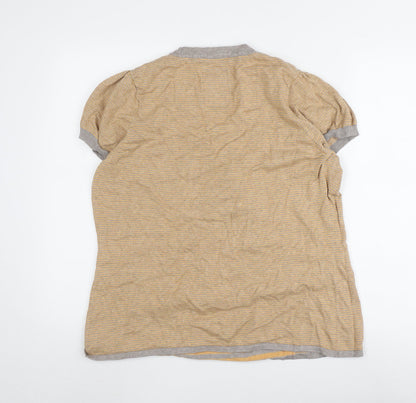 Womens UK Size 18 Betty Jackson Beige Basic T-Shirt