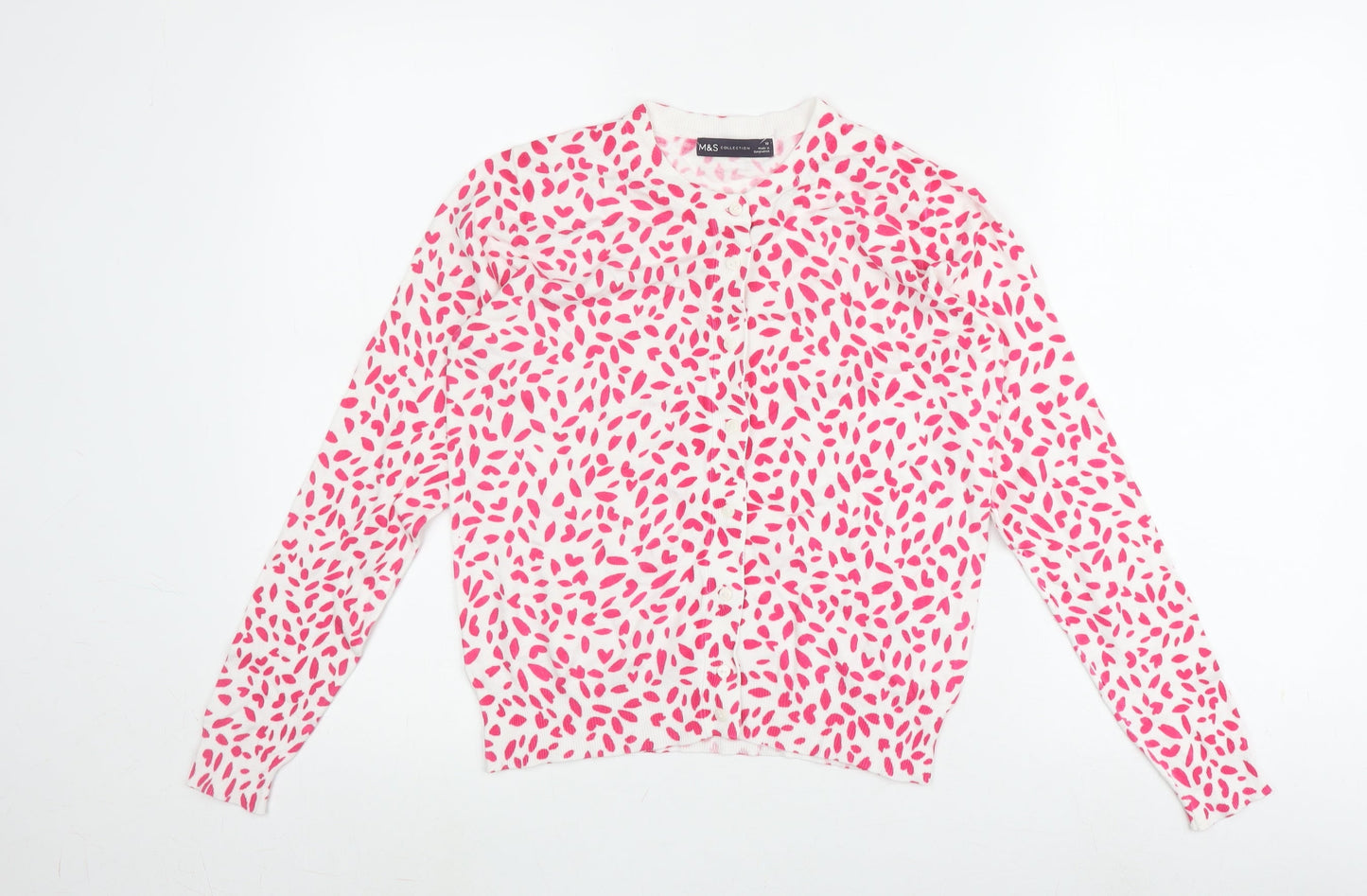 Womens UK Size 10 Marks and Spencer Multicoloured Cardigan Jumper