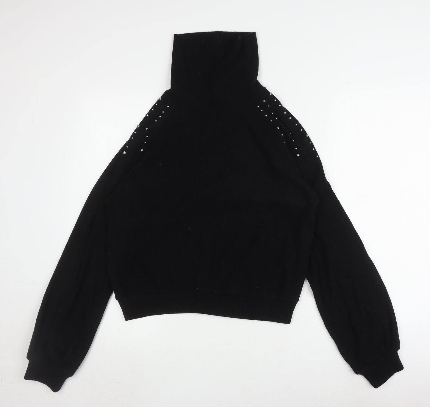 Womens UK Size M Zara Black Pullover Jumper