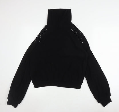 Womens UK Size M Zara Black Pullover Jumper