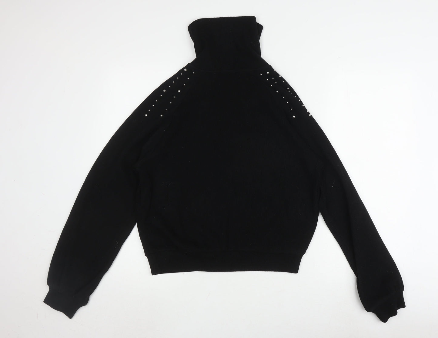 Womens UK Size M Zara Black Pullover Jumper