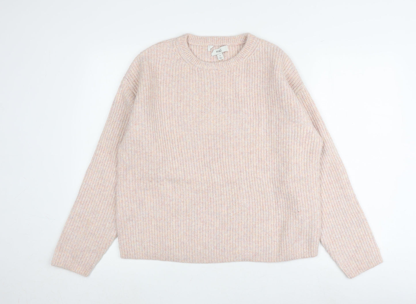Womens UK Size M Marks and Spencer Multicoloured Pullover Jumper