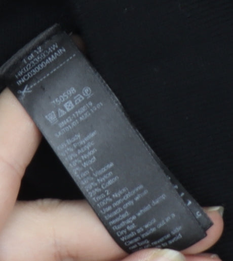 Monsoon Black Women's Dress, Size S, Elegant Lace Zip