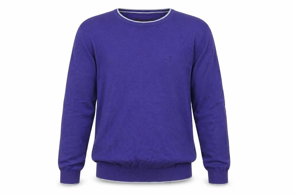 Mens UK Size M Pierre Cardin Purple Pullover Jumper