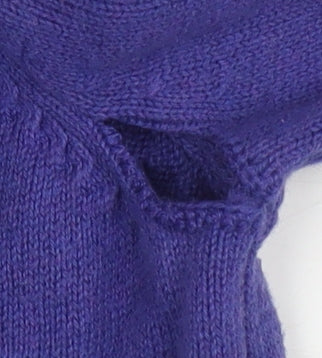 Pierre Cardin Men's Purple Pullover Jumper, M, Cotton