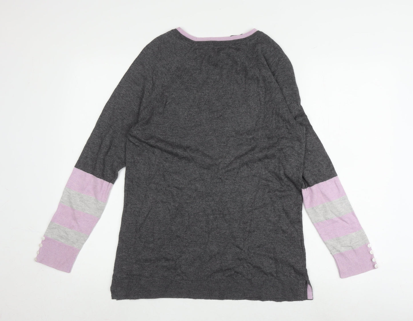 Womens UK Size 10 Laura Ashley Multicoloured Pullover Jumper