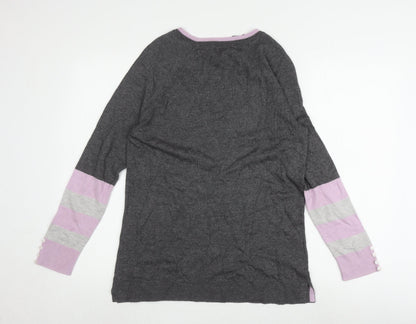 Womens UK Size 10 Laura Ashley Multicoloured Pullover Jumper