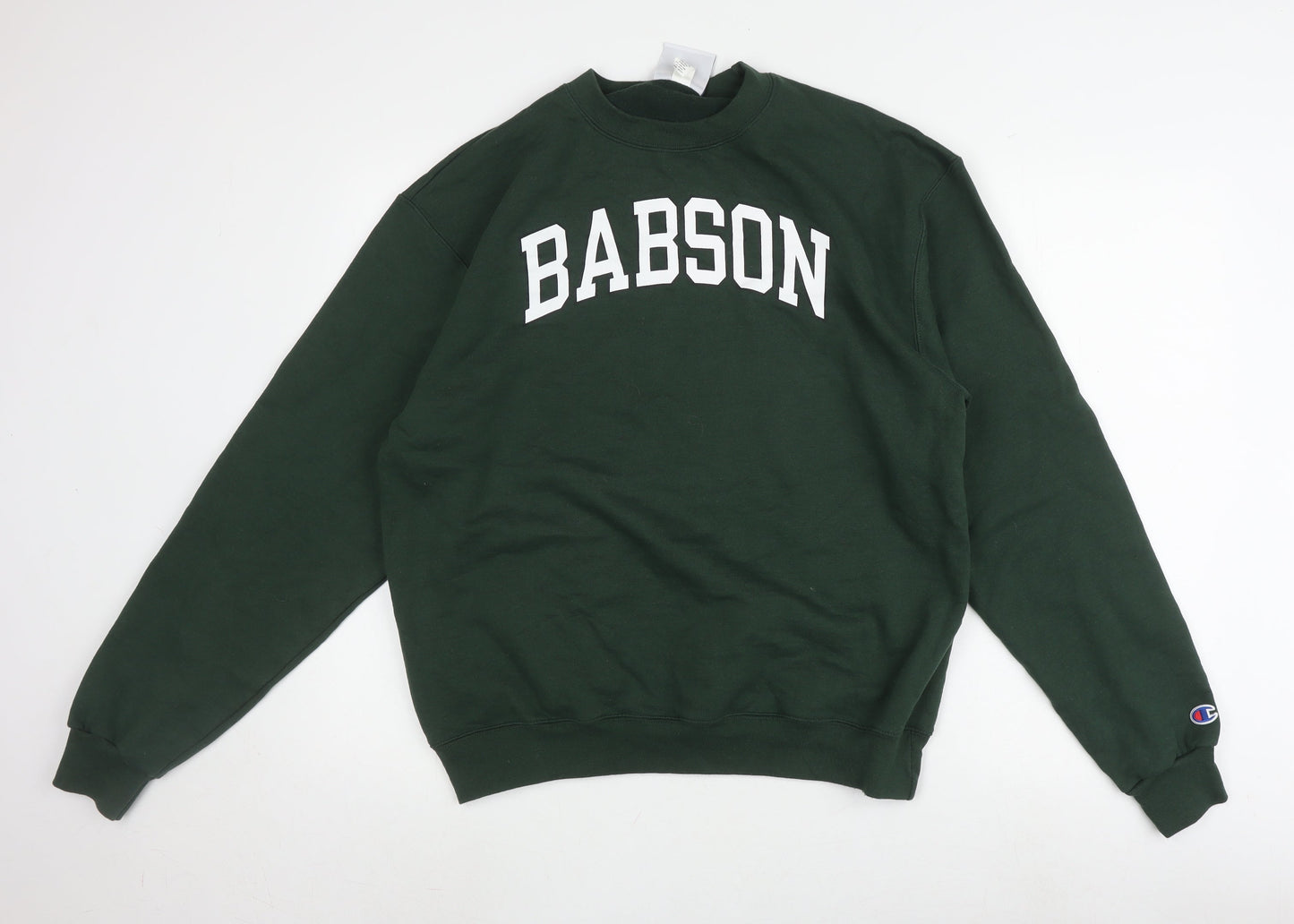 Unisex Adults UK Size M Champion Green Pullover Sweatshirt