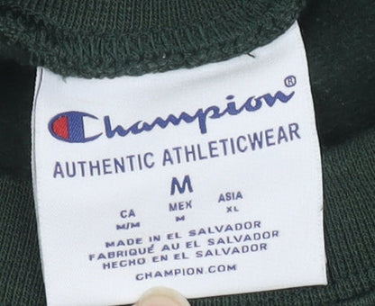 Unisex Adults UK Size M Champion Green Pullover Sweatshirt