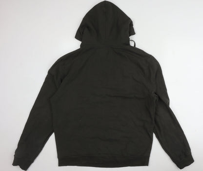 Mens UK Size 2XL GUESS Black Pullover Hoodie