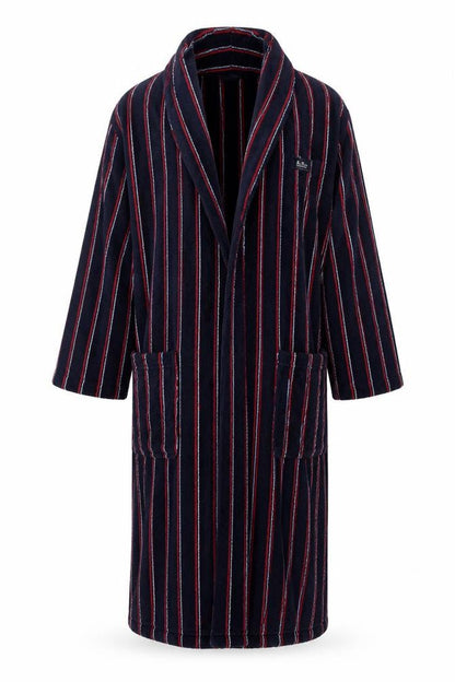 Ben Sherman Men's Blue Striped Robe Size S