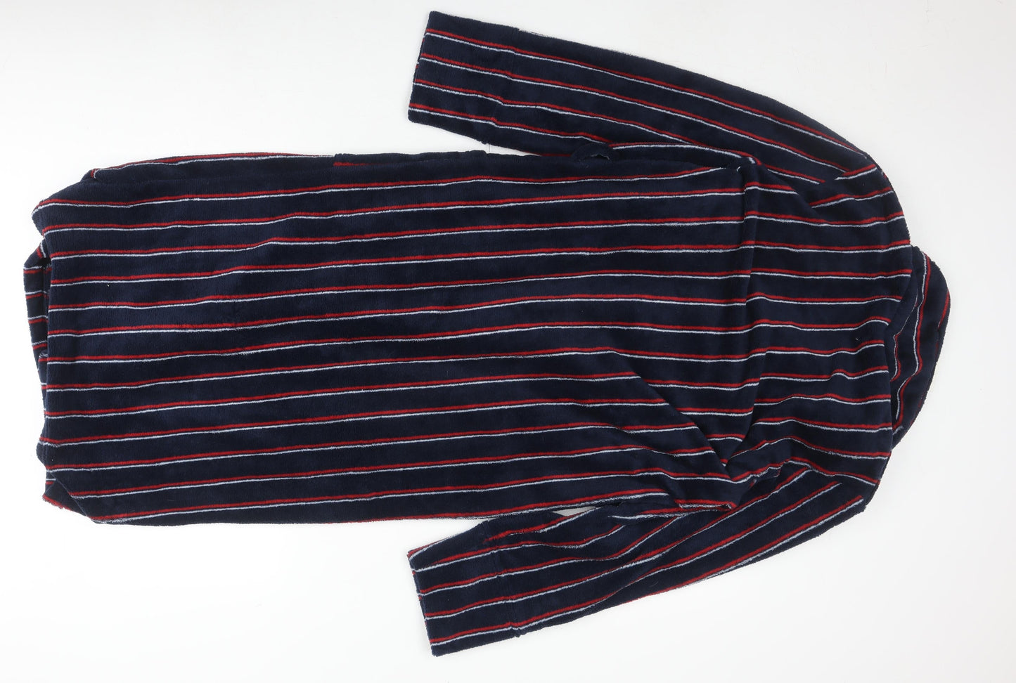 Ben Sherman Men's Blue Striped Robe Size S