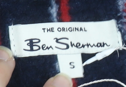 Ben Sherman Men's Blue Striped Robe Size S