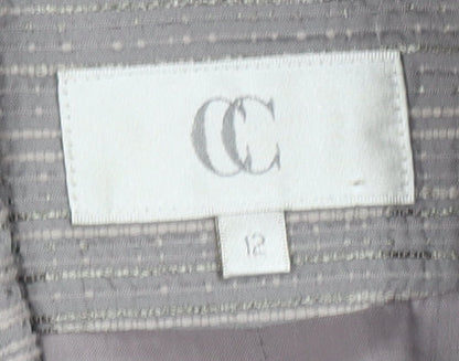 CC Grey Women Suit Jacket, Size 12, Classic Style