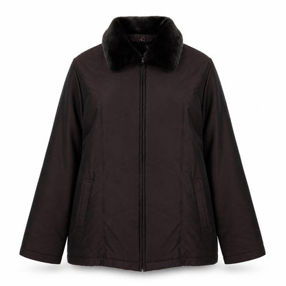 Womens UK Size 8 Alexon Brown Overcoat