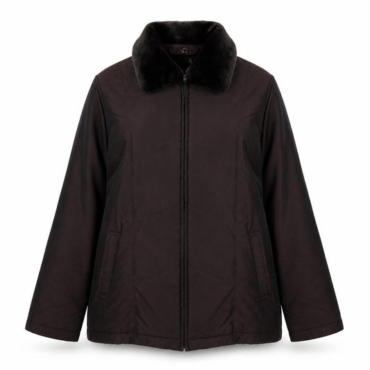 Womens UK Size 8 Alexon Brown Overcoat