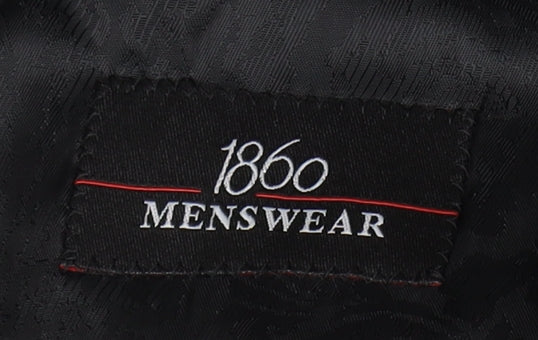 1860 Menswear Black Tuxedo Blazer Men's 44R Formal