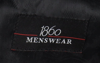 1860 Menswear Black Tuxedo Blazer Men's 44R Formal