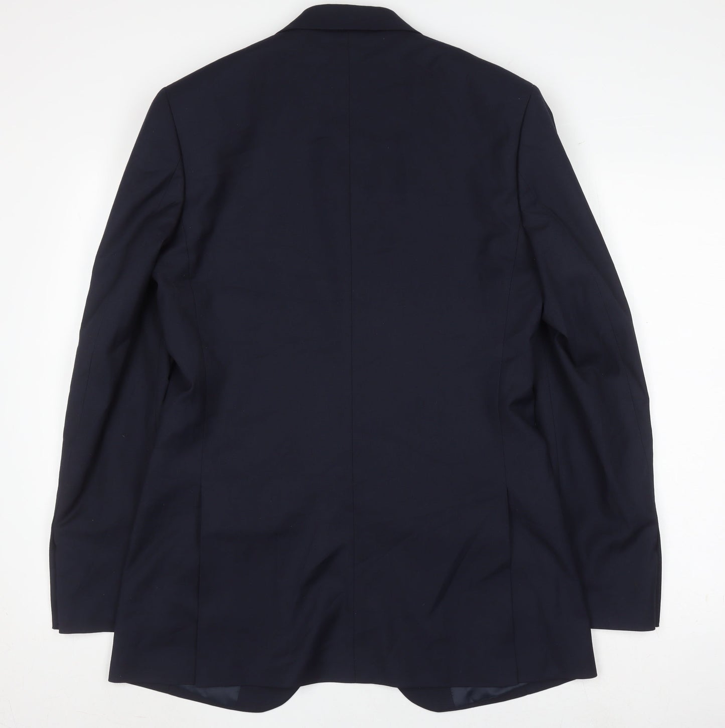 Mens UK Size 38 Marks and Spencer Regular Blue Suit Jacket