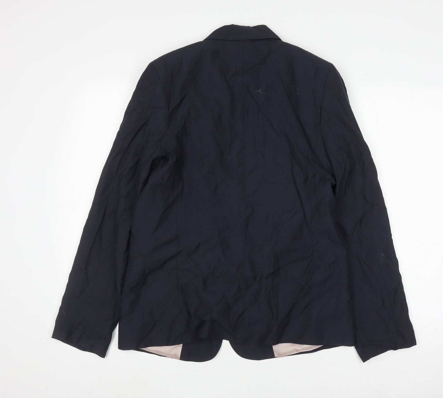 Topshop Women's Blue Blazer Size 12 Business Lined