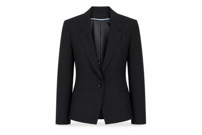 Womens UK Size 8 Oasis Regular Black Blazer