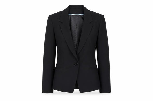 Womens UK Size 8 Oasis Regular Black Blazer