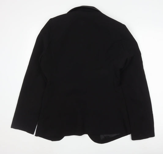 PrettyLittleThing Women’s Black Blazer, Size 10, Slim Fit