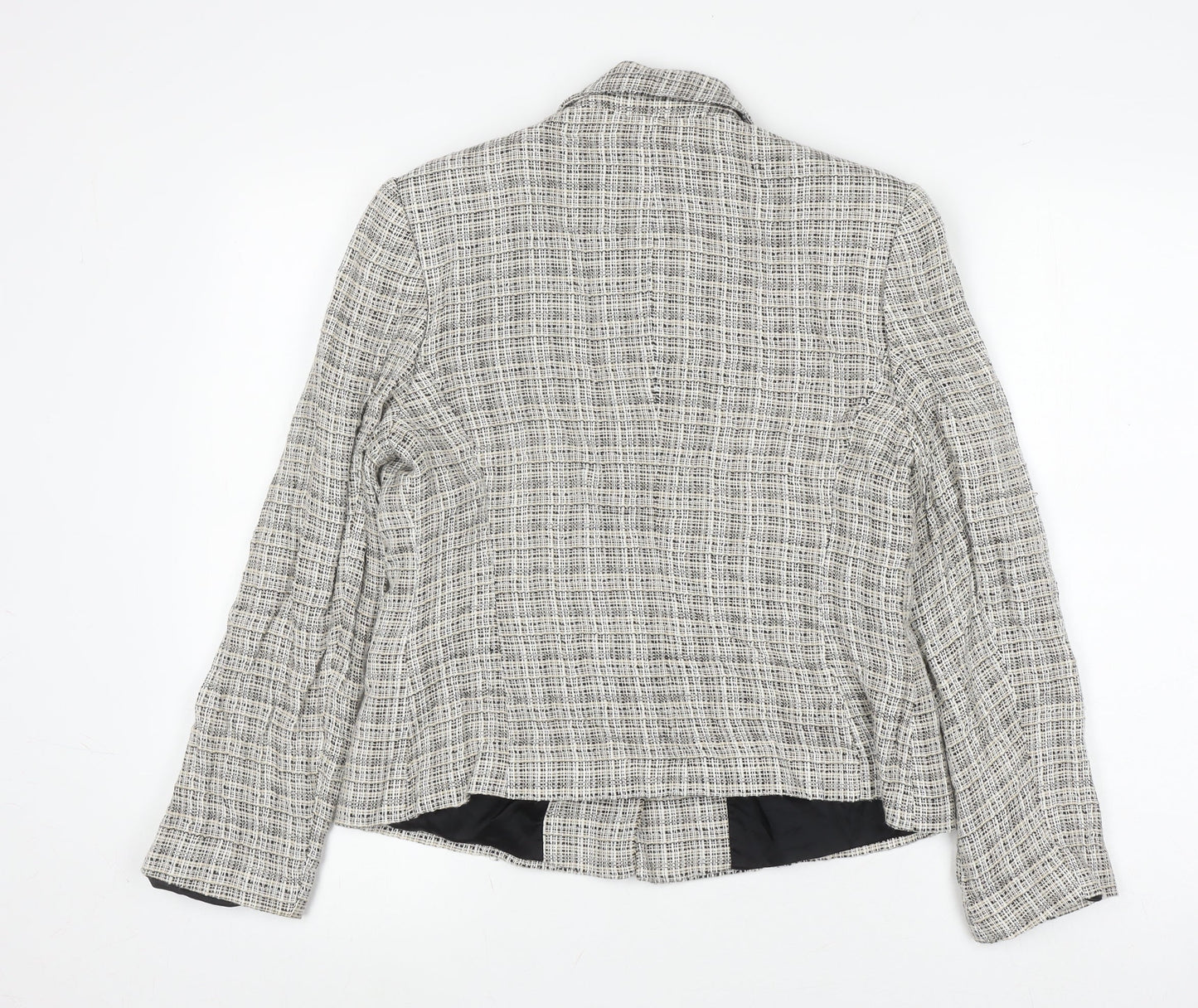 Next Women's Multi Tweed Check Jacket Size 12