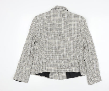 Next Women's Multi Tweed Check Jacket Size 12
